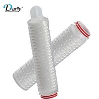 Hangzhou Darlly Soft Drinks Filtration Nominal Rating 1/3/5 Micron PP Pleated Micro Filter Cartridge