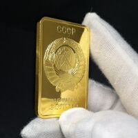 1 oz 24k pure gold plated facial beauty bar bullion