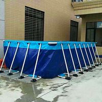 Litong factory direct sales waterproof custom blue biofloc tarpaulin fish pond tarpaulin 4000L swimming pool