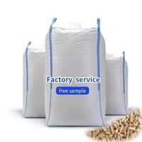Customized pp 1000kg 1200kg 1500kg 2000kg baffle big ton bulk bag wood particles sand super sack big bag
