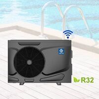 R32 Nulite WIFI control DC inverter small air energy water swimming pool heat pump water heater