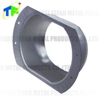 Custom OEM anodized aluminum gutter oval drain