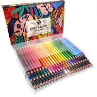 Colorings Pencil Wooden 24 Colures12 Pencil Oily Colored Pencil Set for Artists
