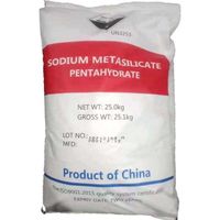 Na2SiO3 Sodium metasilicate with sodium metasilicate pentahydrate