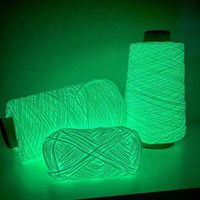 Hot Sale China Wholesale Source Factory Knitting Hand Crochet 100% Polyester Luminous Yarn For DIY Knitting Embroidery