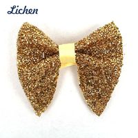 Diamond gift bow tie for men with glass crystal for big parties