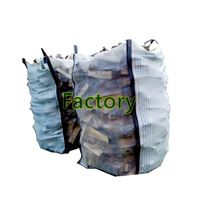 Log firewood bag large mesh mesh fiber bag breathable log bag