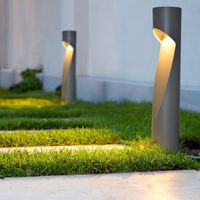 LED Pole Light Powered Outdoor Pathway Decoration Landscape Waterproof Lawn Light Spotlight...