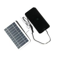 Grade A polysilicon 2w 5v solar charging board outdoor solar cell phone power charger