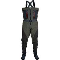High quality men's breathable socks, waders, fishing wading suits with wading straps