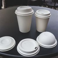 Factory direct sales, personalized biodegradable paper coffee cup lid