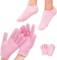 Soft Moisturizing Gloves Spa Gel Socks Foot Care Silicone Socks Hands and Feet Beauty and Personal Care