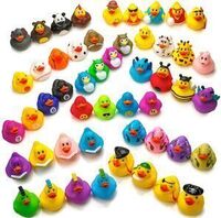 Baby Bath Toy Vinyl Rubber Duck Yellow Custom OEM Rubber Duck Bath Toy Assortment Patos- Bulk Floater Duck for Kids