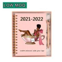 Free Sample Custom 2022 Hardcover A5 Life Journal Notebook Printed Diary Planner Printing