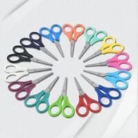 Stainless steel children's stationery student scissors hand-cut office household thread cutter
