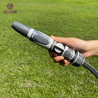 Garden Water Sprayer Adjustable Spray Pattern Comfortable Grip Water Flow Controlled By Knob High Quality Hose Nozzle