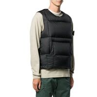 Hot sales men's fashion cool black duck down warm waterproof waterproof vest wear