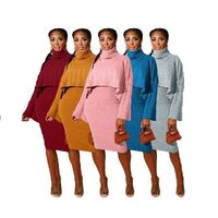 warm turtleneck sleeveless maternity clothing maternity dresses high collars sweater dress