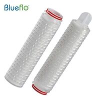 PP Pleated Filters 1/3Micron Water Filters 10/20/30/40Inch With High Performance Filter Media With High Retention Structure