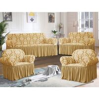 Four Seasons Universal Stretch Sofa Cover Combination Set Customized Style Knitting Fabric Slipcover