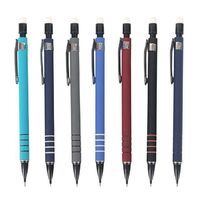 Wholesale custom 0.5mm/0.7mm rubber grip body mechanical pencil portaminas