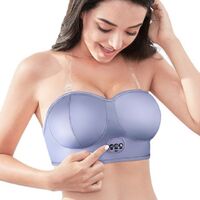 Professional charging Breast Manual Sale Air Pressure Enhancer Massaging Bra Warmer Led Therapy Breast Massager