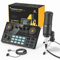 MAONOCASTER LIVE Professional Microphone With usb Audio Interface Streaming for Studio Condenser Microphone with audio mixer