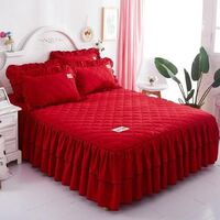 Widely Used Made In China Custom Durable Fashion 100% Polyester Bed Skirt Set