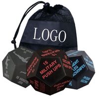 Hot Selling Fitness Gym 12 sided Exercise Dice Set for Home Fitness, Workouts, Yoga and Sports