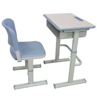 Simple and comfortable modern school desk and chair