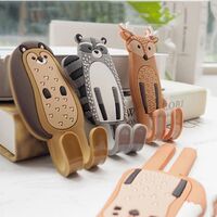 New Design Dog Nordic Animal Creative Cartoon Cute Plastic Metal Custom Door Refrigerator Fridge Magnet With Hooks Fridge Magnet