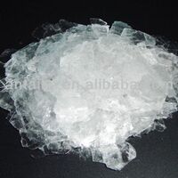 white synthetic mica flakes