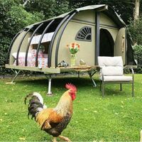 Economical Canvas Family Heavy Duty Camping Safari Resort Durable Tents Hotel