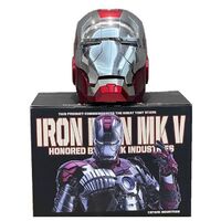 Marvel the super man Iron-man1/1 Helmet MK5 COSPLAY Automatic opening and closing Voice control