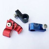 Universal Billet Aluminum AN Braided Oil Fuel Coolant Hose P Type Clamp Clip