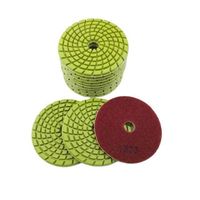 4inch Diamond resin bond concrete polishing pads #1500 Renew Sanding discs