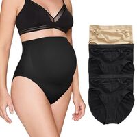 Women Over The Bump Maternity Underwear Mama Seamless High Waist Pregnancy Maternity Panties