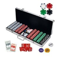 Jack Daniels Texas Poker Set Aluminum Case Clay poker chips