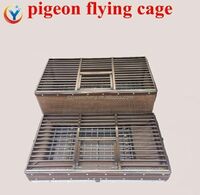 different size pounltry cage racing foldable metal pigeon club cage