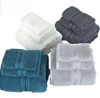 Wholesale Custom Logo Printed Cheap Bathroom Towels Bath Towel Sets for Hotel/Salon/Spa