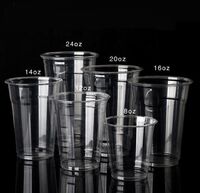 5oz-32oz High quality hard disposable clear plastic cup