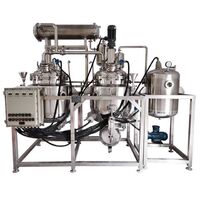 Vacuum herbal fruit concentrate small concentration extraction unit pharmaceutical evaporation equipment