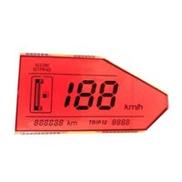 monochrome lcd digital segment motorcycle speedometer lcd display