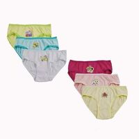 Factory supply girls hand-change bag 6 sets of triangle cotton underwear children's underwearchildren underwear girlschildren un