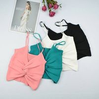 Butterfly-shaped wrapped chest with a slim knit camisole