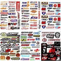 Electric vehicle Motocross Race motor bike Racing Helmet decoration waterproof decals motorcycle stickers