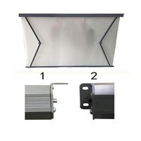 Auto interior accessories bus front sunshade flashing curtain manual HC-B-51006-1