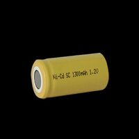 High Temperature NiCD SC 1300mAh Rechargeable Battery for LED Lighting