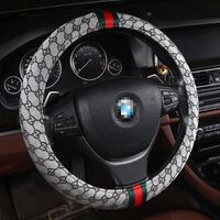 Car steering wheel cover four seasons universal personality fashion non-slip Linen material car accessory