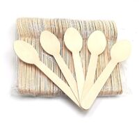 Biodegradably Eco-friendly wooden Knife and fork spoon salt pepper
